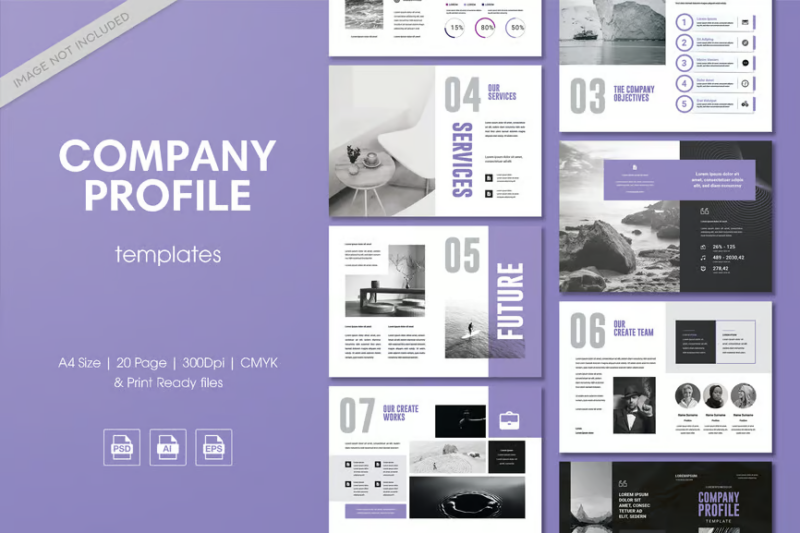 Company Profile, Print Templates ft. agency & report - Envato