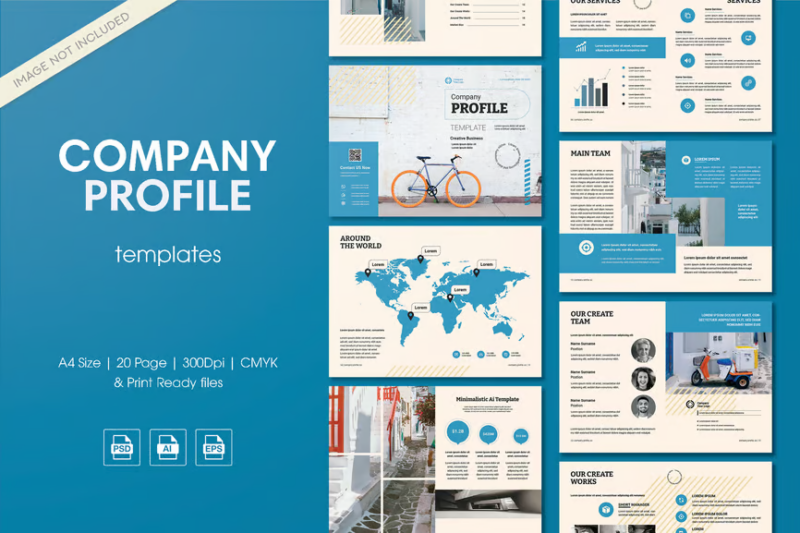 Company Profile, Print Templates ft. agency & report - Envato