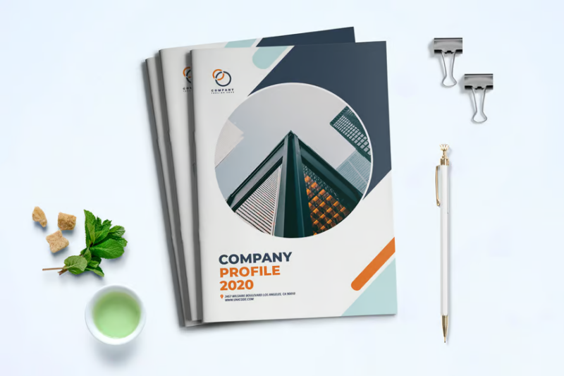 Company profile, Print Templates ft. cover & business - Envato