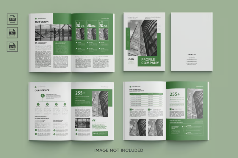 Company Profile, Print Templates ft. agency & report - Envato