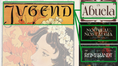 22 Art Nouveau Fonts for an Elegant Whimsy Look