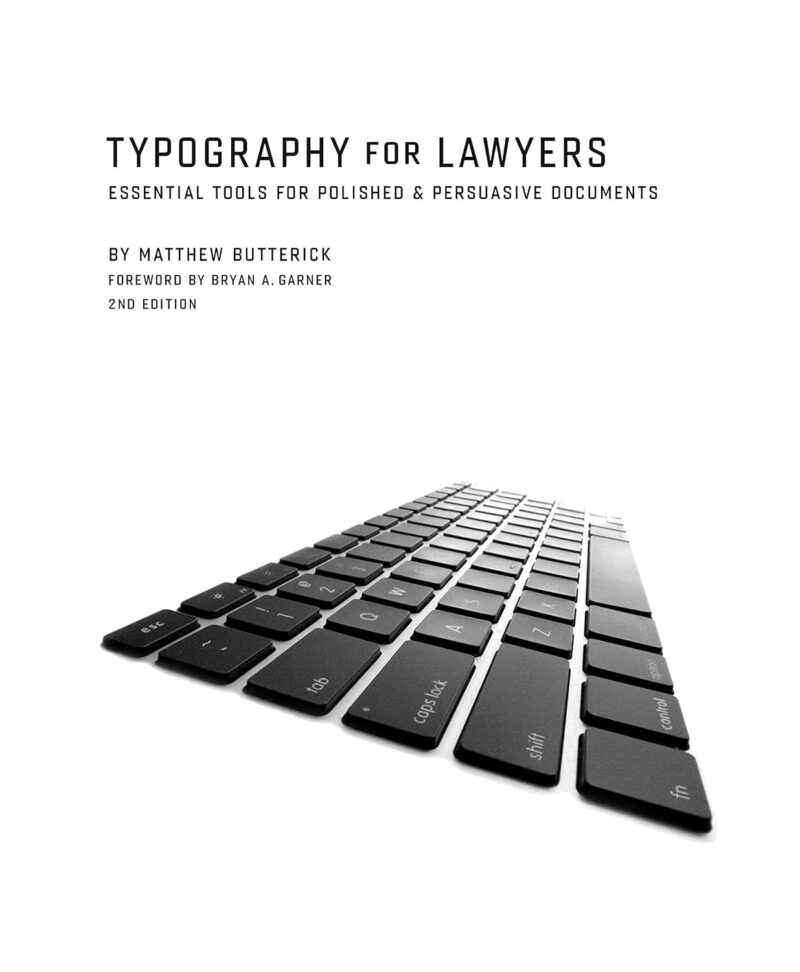 Typography for Lawyers Book Cover