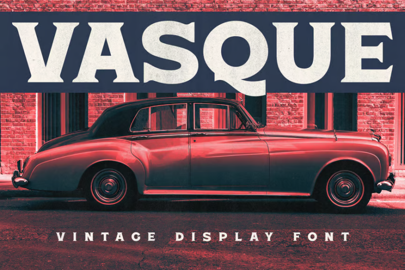 Vasque - Vintage Display Fonts