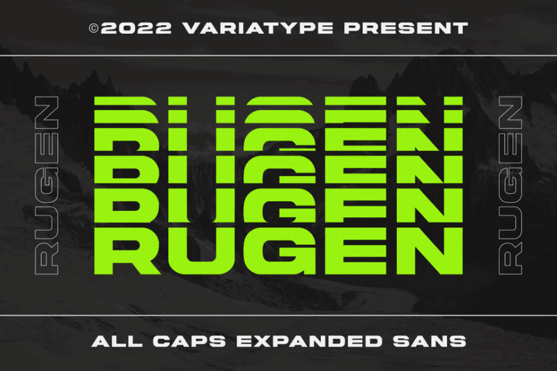 Rugen - All Caps Expanded