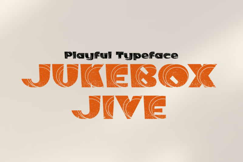 Jukebox Jive - Playful Typeface