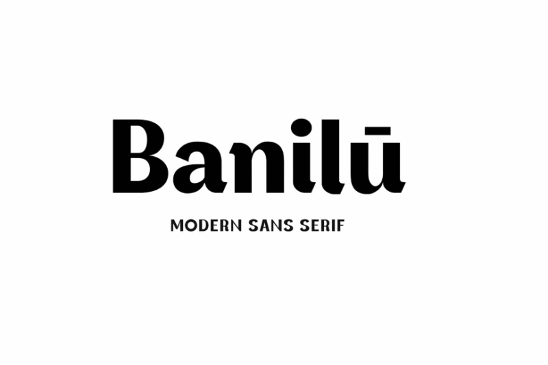 Banilu Modern Sans