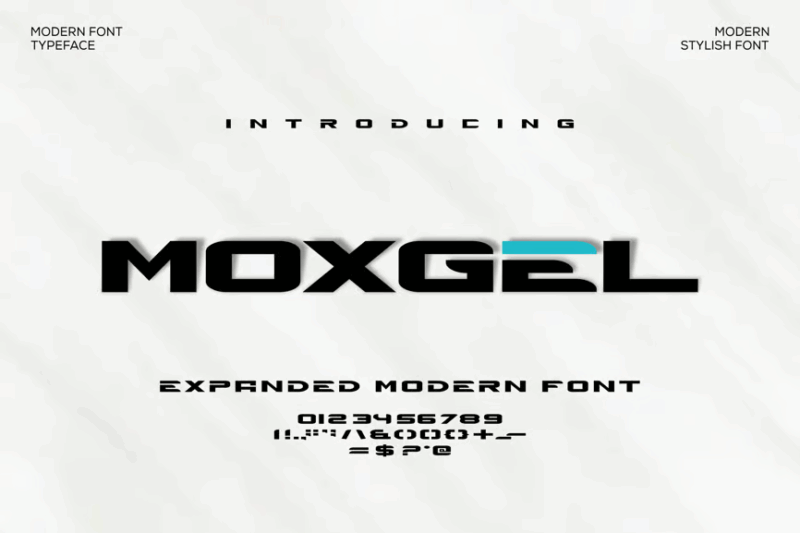 Moxgel Font