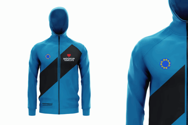 Running Jacket Jersey Mockup