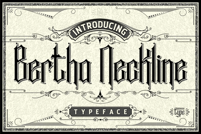 Dragon | Victorian Font Typeface