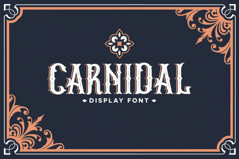 Victorian Vintage Serif Font
