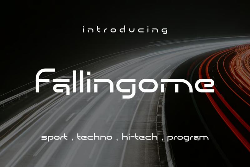Fallingome Font