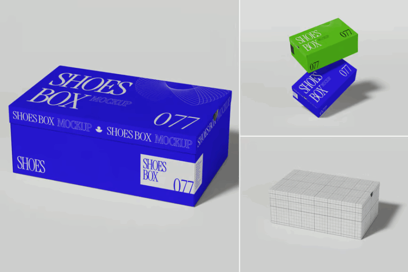 Clean Cut Box Mockup