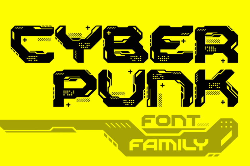 Cyberpunk Style Font