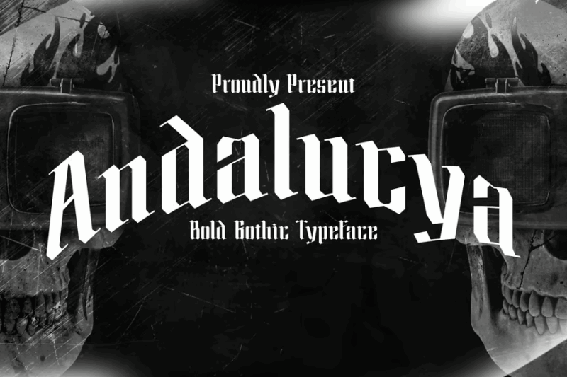 Andalucya - Gothic Typeface