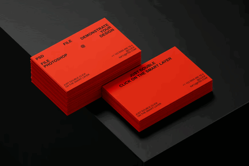 Comprehensive Business Card Scene