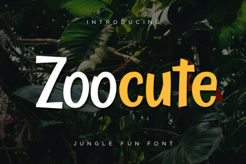 Zoocute Jungle Fun Font