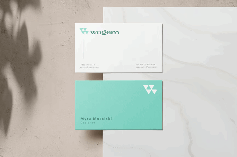 Multi-Angle Card Mockup Set