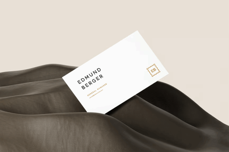 High-Quality Realistic Card Mockup