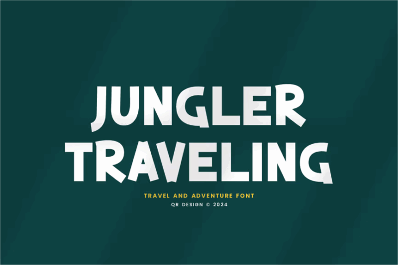 Jungler Traveling - Adventure Font