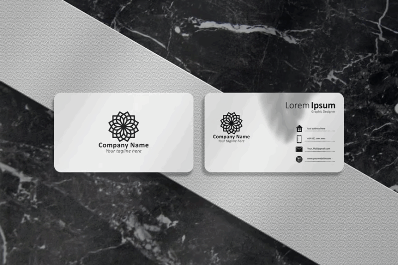 Editable PSD Card Mockup