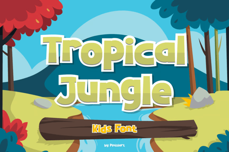 Tropical Jungle – Kids Font