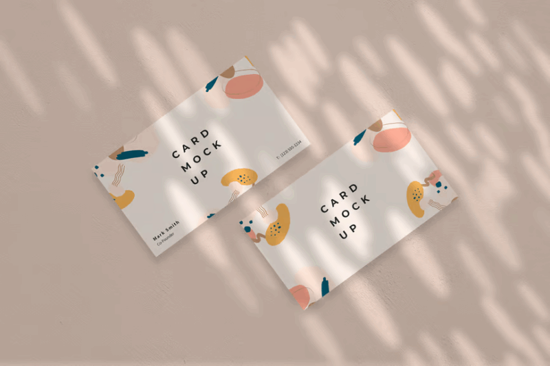 Customizable Scene Generator Card Mockup