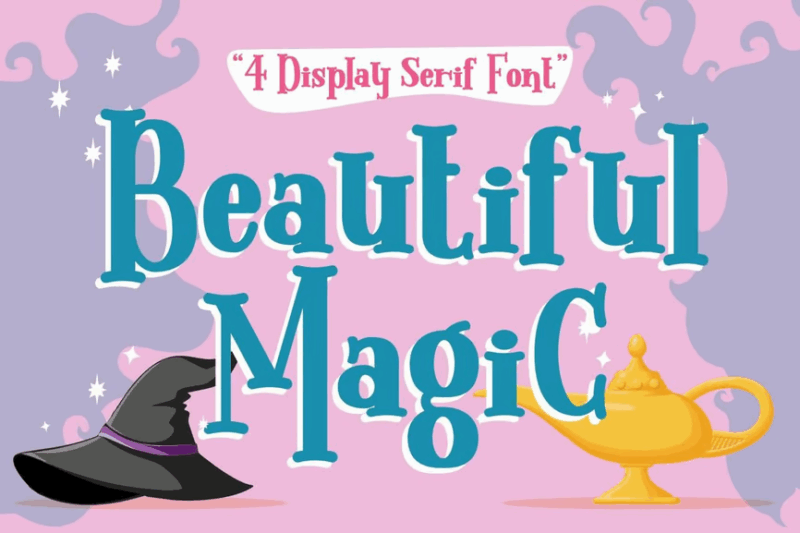 Beautiful Magic - Display Serif Font