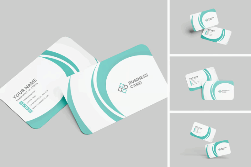 Comprehensive Designer Card Mockup