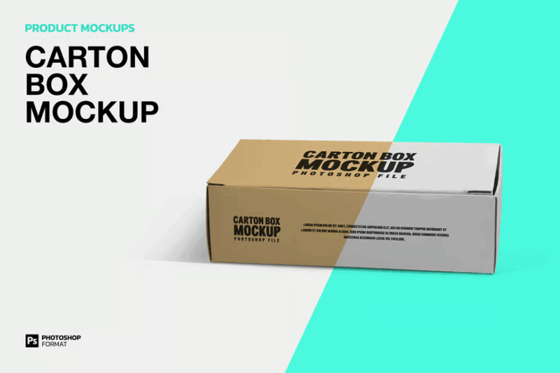 Detailed Product Package Mockup