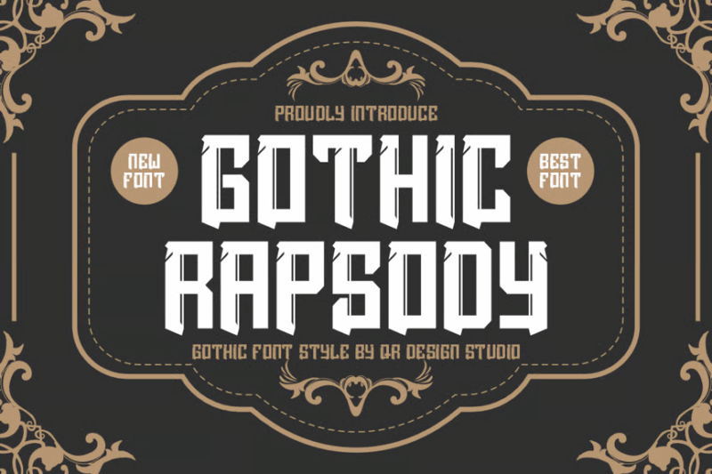Gothic Rapsody - Blackletter Font