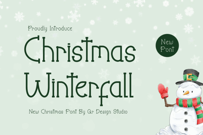 Christmas Winterfall