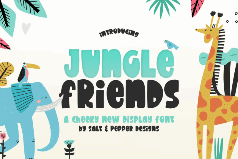 Jungle Friends Font