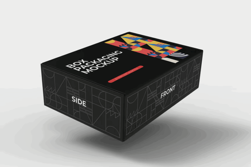 Corrugated Box Mockup