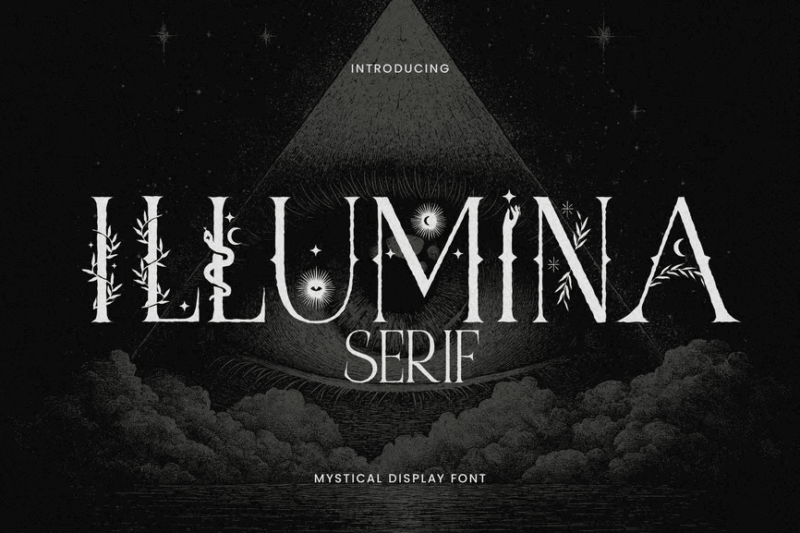 Illumina - Esoteric Tarot Display Font