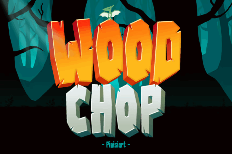 Wood Chop – Adventure Display Font