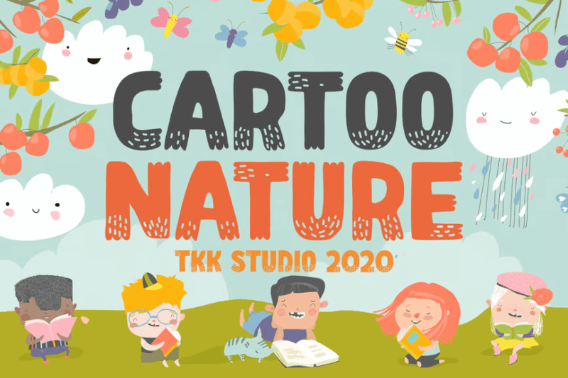 Kids Font - Cartoo Nature