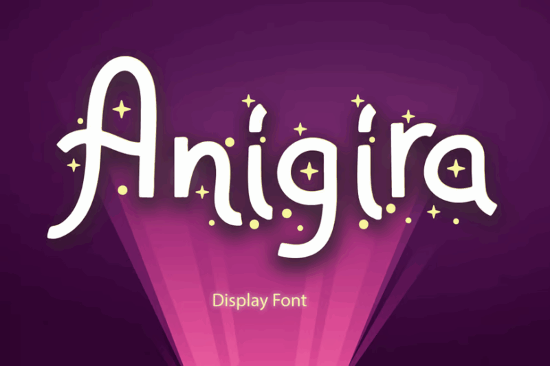 Anigira - Display Font