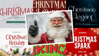 40 Christmas Fonts that are ‘Santa-Approved’