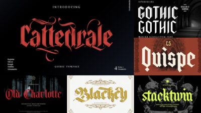 25 Gothic Fonts that are Darkly Divine in 2025