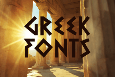 16 Greek Fonts That Channel Ancient Wisdom & Modern Style
