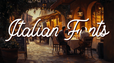 25 Italian Fonts That Bring “La Dolce Vita” to Your Designs
