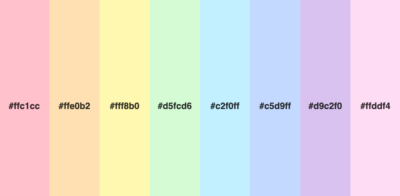 The Pastel Rainbow Color Palette: A Designer’s Guide to Soft, Dreamy Colors