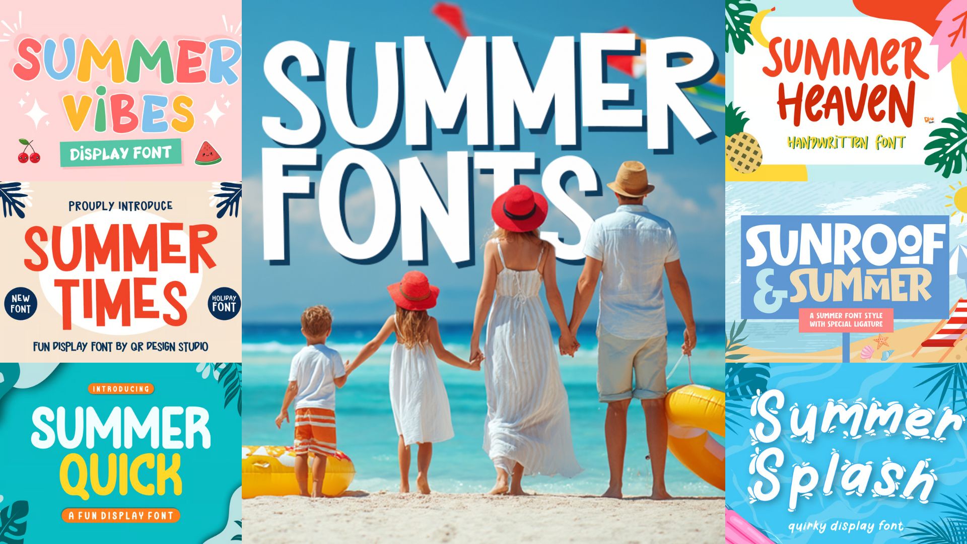 39 Summer Fonts That Really ‘Sizzle’