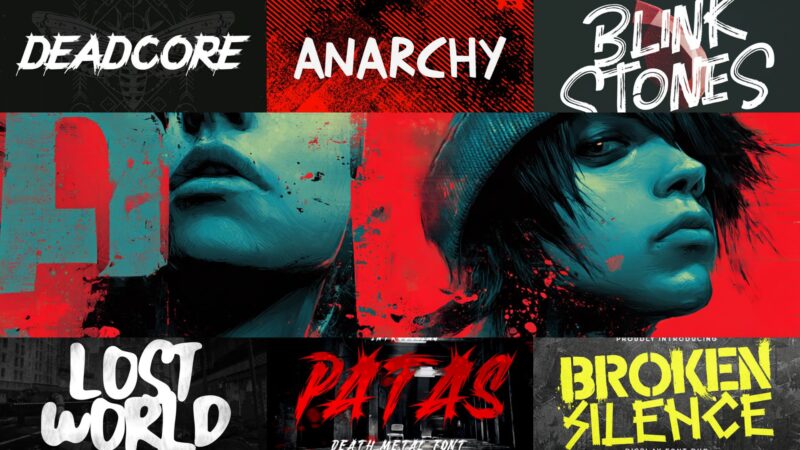 emo fonts hero shot