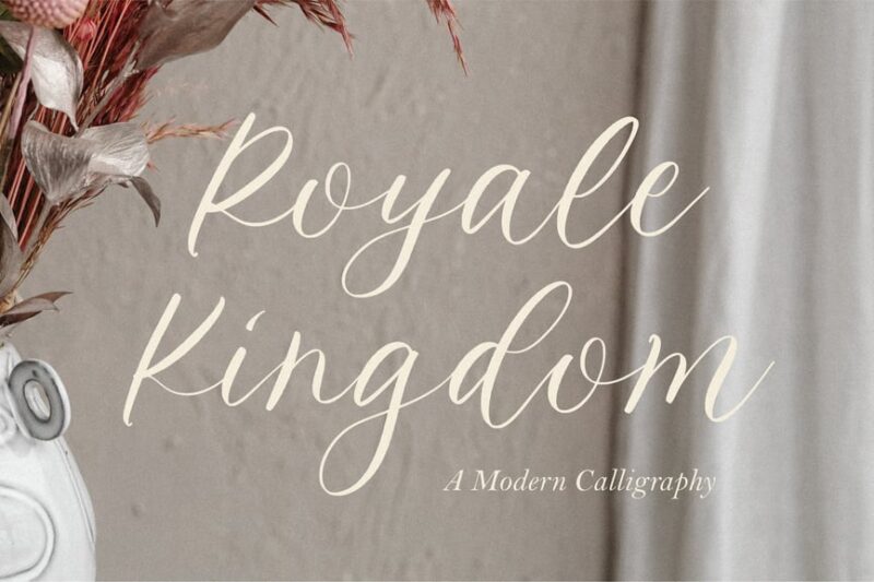 Royale Kingdom - Modern Calligraphy Logo Font