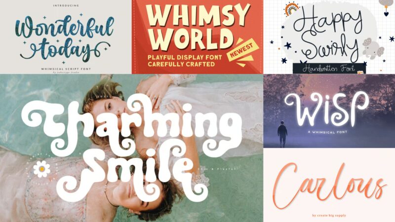 35 Whimsical Fonts Full of Magic & Wonder