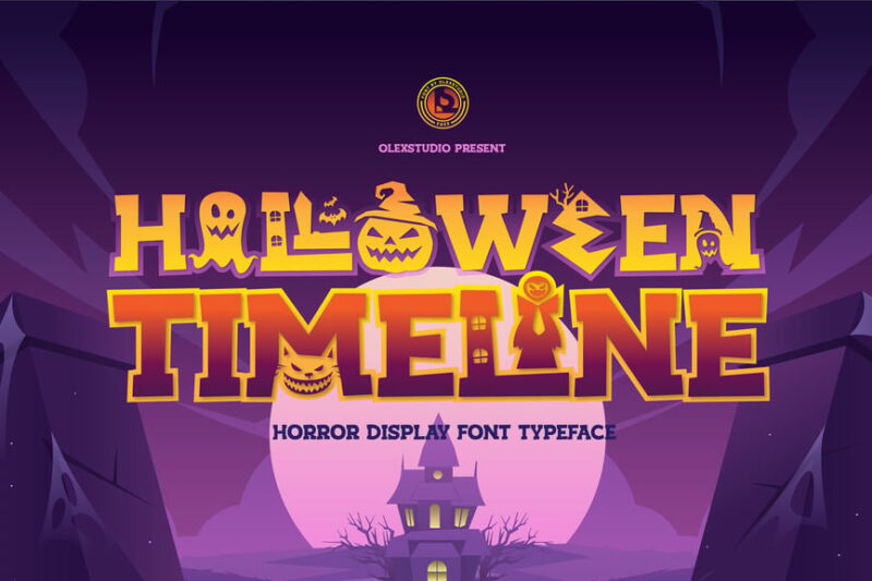 Halloween Timeline - Display Font