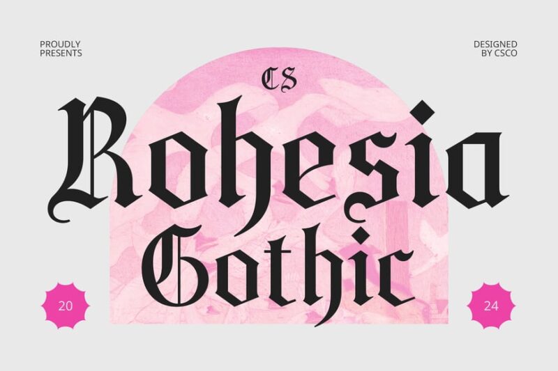 Rohesia – Gothic Font