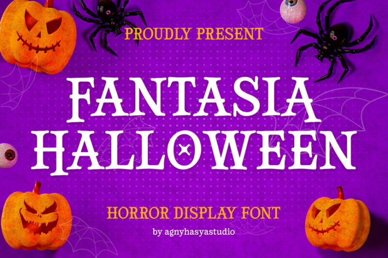 Fantasia Halloween - A Horror Typeface