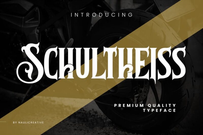 Schultheiss - Vintage Decorative Typeface